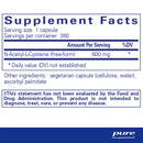 NAC 600 mg by Pure Encapsulations®