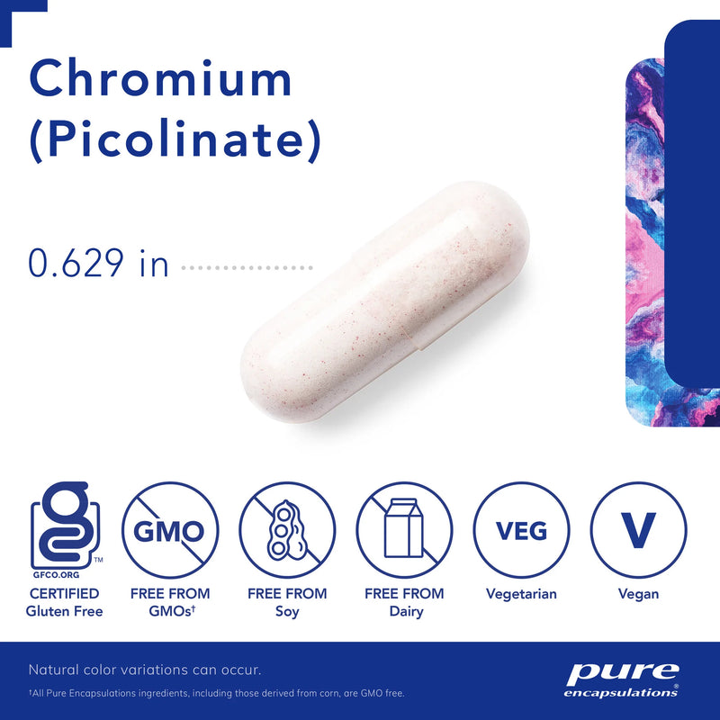Chromium (picolinate) 500 mcg by Pure Encapsulations®