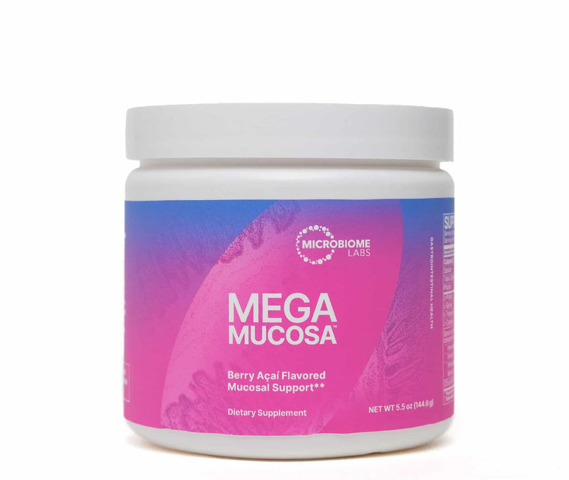MegaMucosa™ Mucosal Support Powder Berry Acai Flavored by Microbiome Labs
