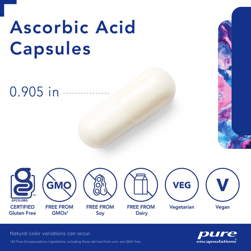 Ascorbic Acid Capsules by Pure Encapsulations®