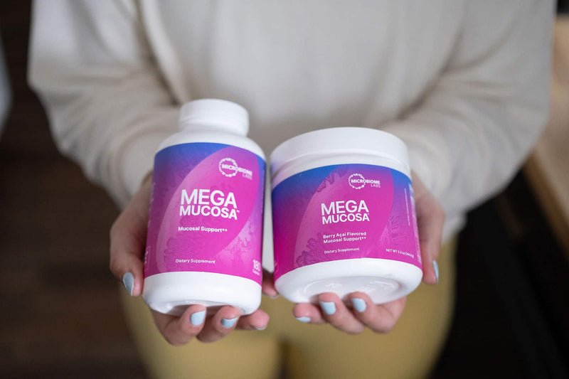 MegaMucosa™ Mucosal Support Powder Berry Acai Flavored by Microbiome Labs
