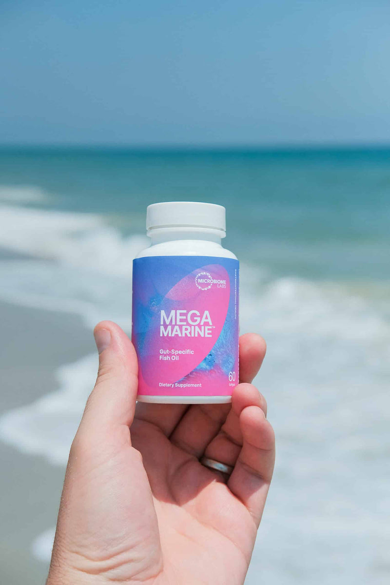 MegaMarine™ Gut-Specific Fish Oil (60 Softgels) by Microbiome Labs