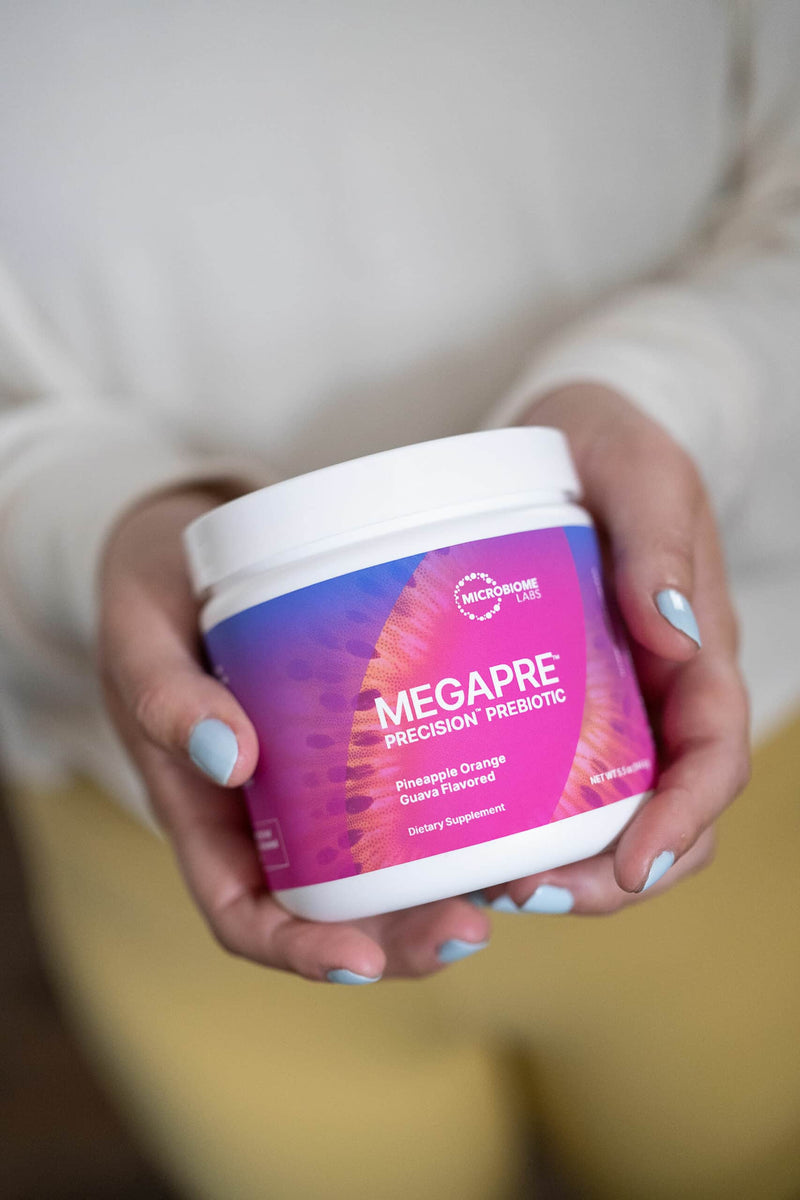 MegaPre™ Precision Prebiotic™ Powder 5.5 oz Pineapple Orange Guava by Microbiome Labs