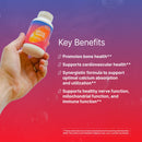 MegaQuinD₃™ High potency K2/D3 formula (60 Capsules) by Microbiome Labs