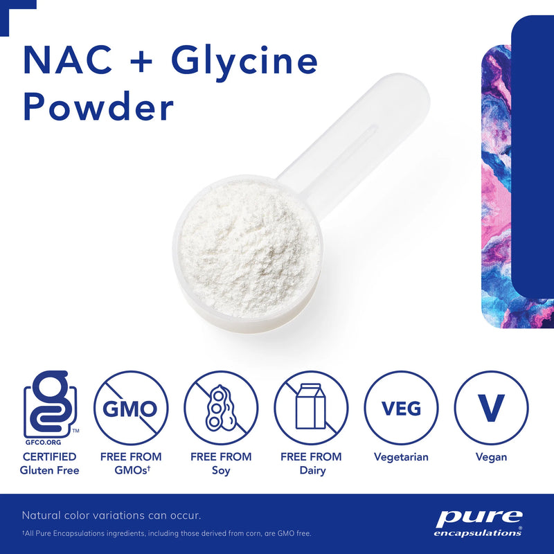 NAC + Glycine Powder by Pure Encapsulations®