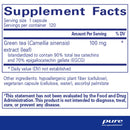 Green Tea Extract (Decaffeinated) by Pure Encapsulations®