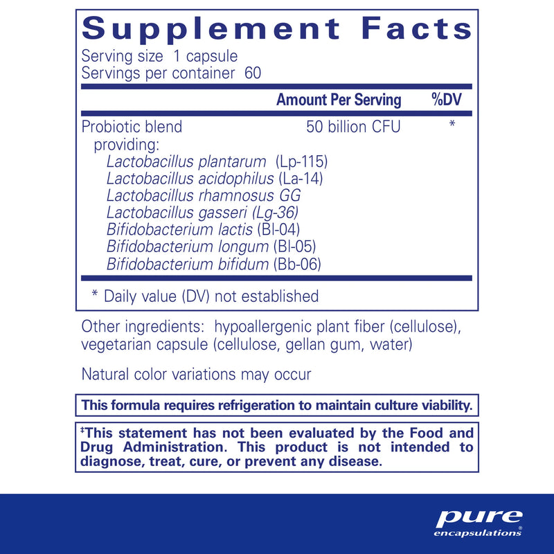 Probiotic 50B by Pure Encapsulations®