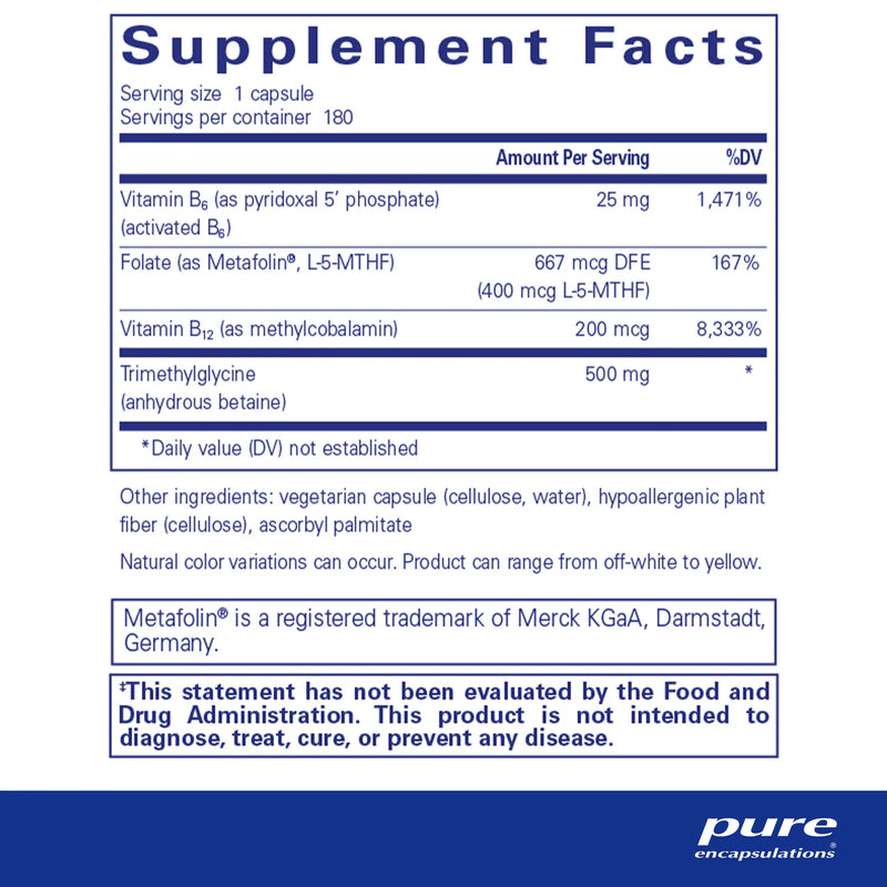 Homocysteine Factors by Pure Encapsulations®