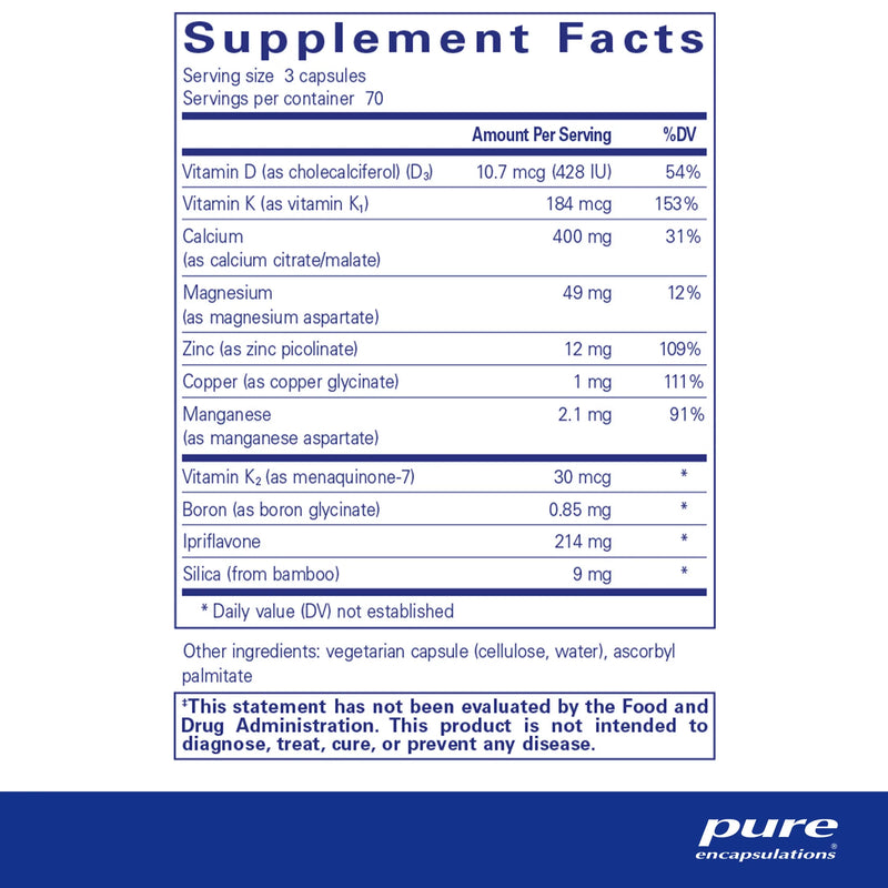 '+CAL+ with Ipriflavone by Pure Encapsulations®