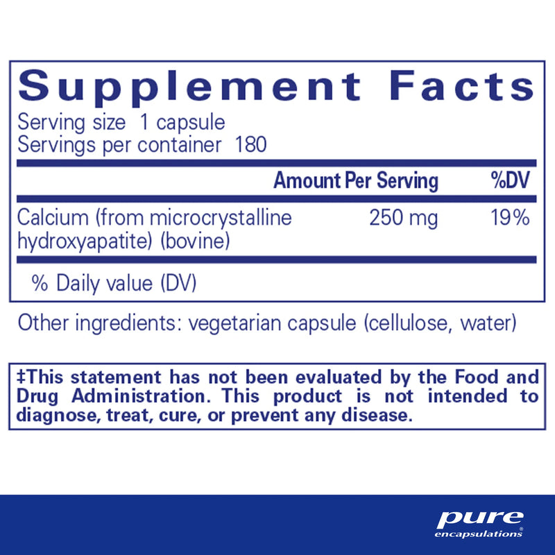 Calcium (MCHA) by Pure Encapsulations®