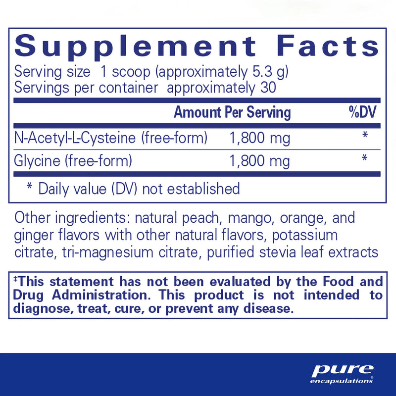 NAC + Glycine Powder by Pure Encapsulations®