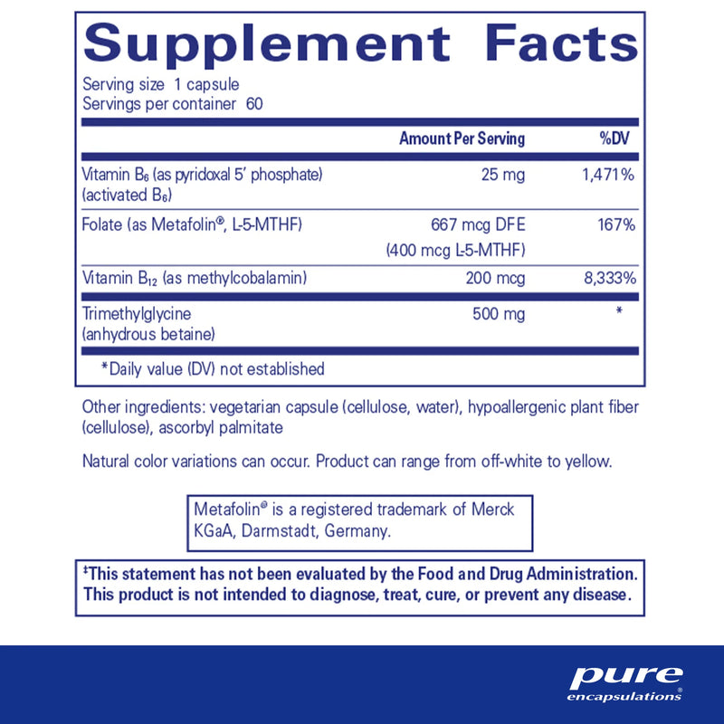 Homocysteine Factors by Pure Encapsulations®