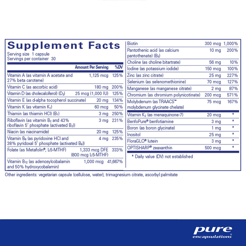 PureGenomics® Multivitamin by Pure Encapsulations®