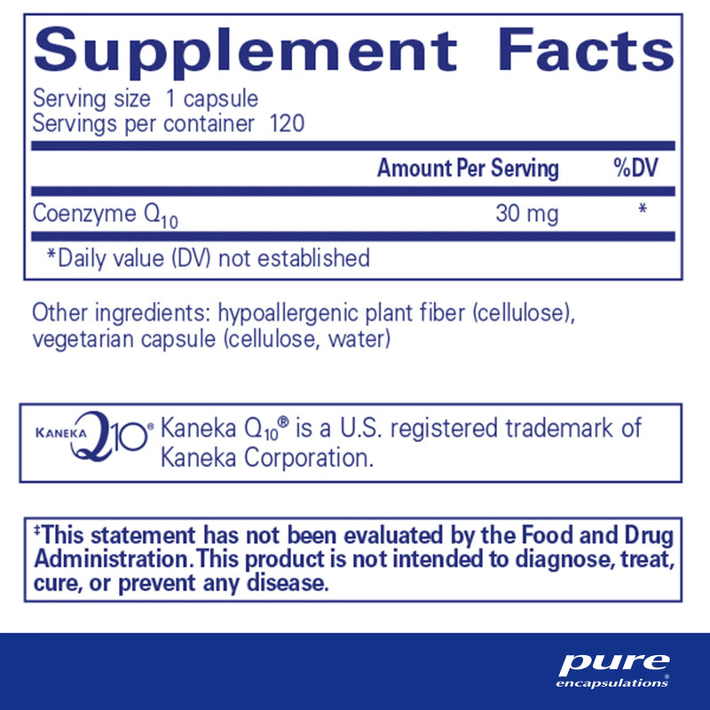CoQ10 30 mg by Pure Encapsulations®