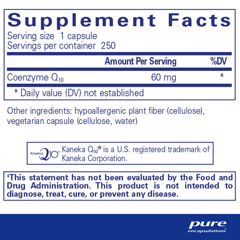 CoQ10 60 mg by Pure Encapsulations®