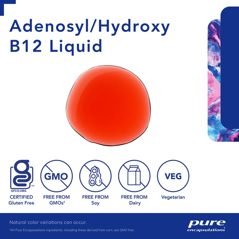 Adenosyl/Hydroxy B12 Liquid by Pure Encapsulations®
