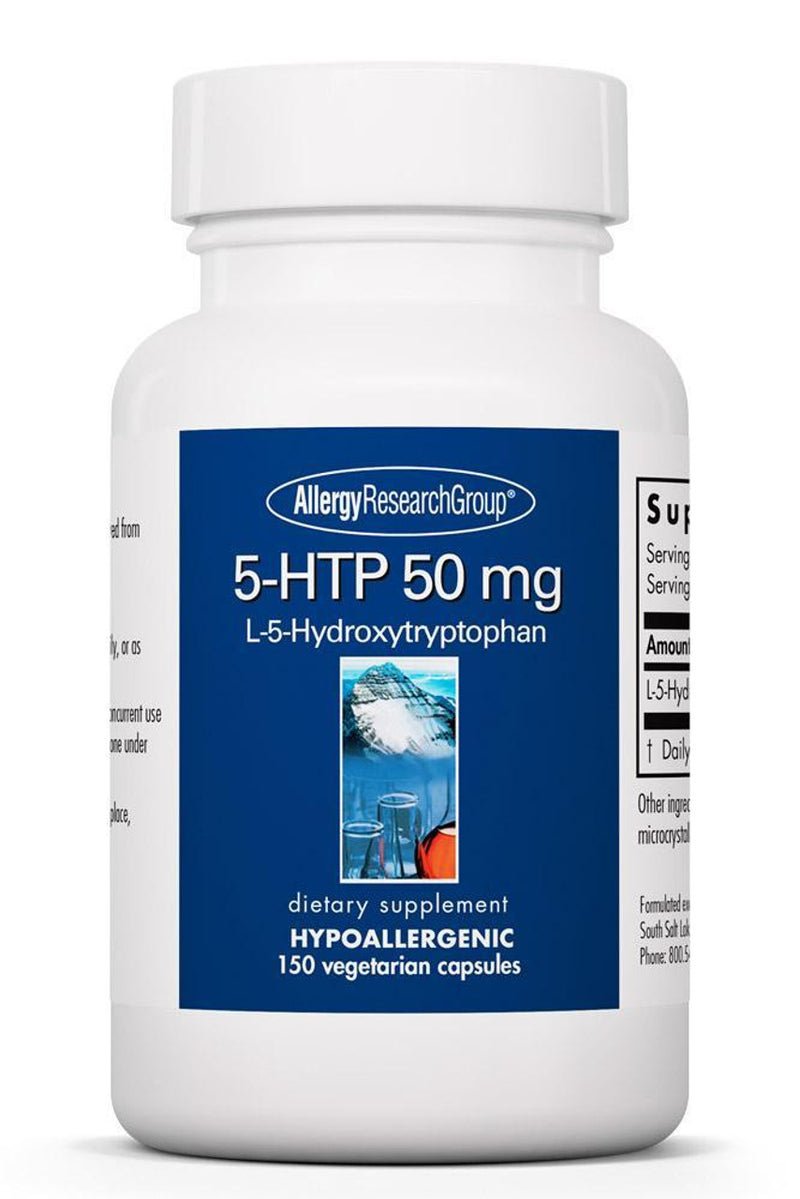5-HTP L-5-Hydroxytryptophan 50 mg caps by Allergy Research Group