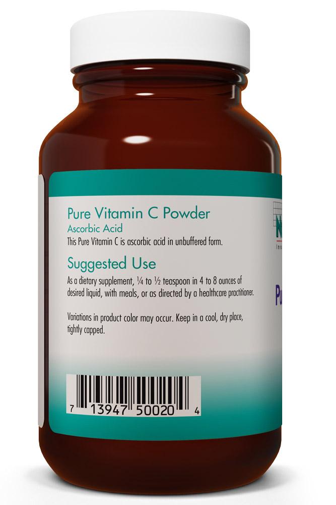 Pure Vitamin C Powder 120 grams (4.2 oz) by Nutricology