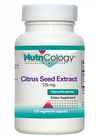 Citrus Seed Extract 125 Mg 150 Vegetarian Caps by Nutricology