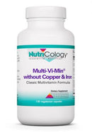 Multi-Vi-Min® without Copper & Iron 150 Caps by Nutricology