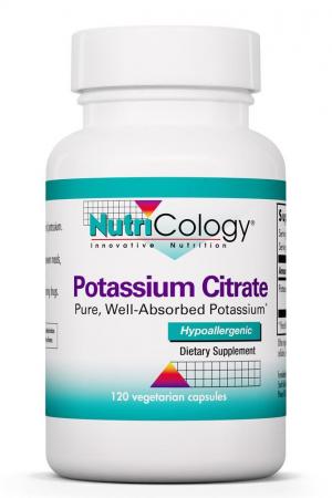 Potassium Citrate 120 Vegetarian Caps by Nutricology