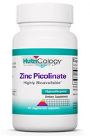 Zinc Picolinate 60 Vegetarian Caps by Nutricology