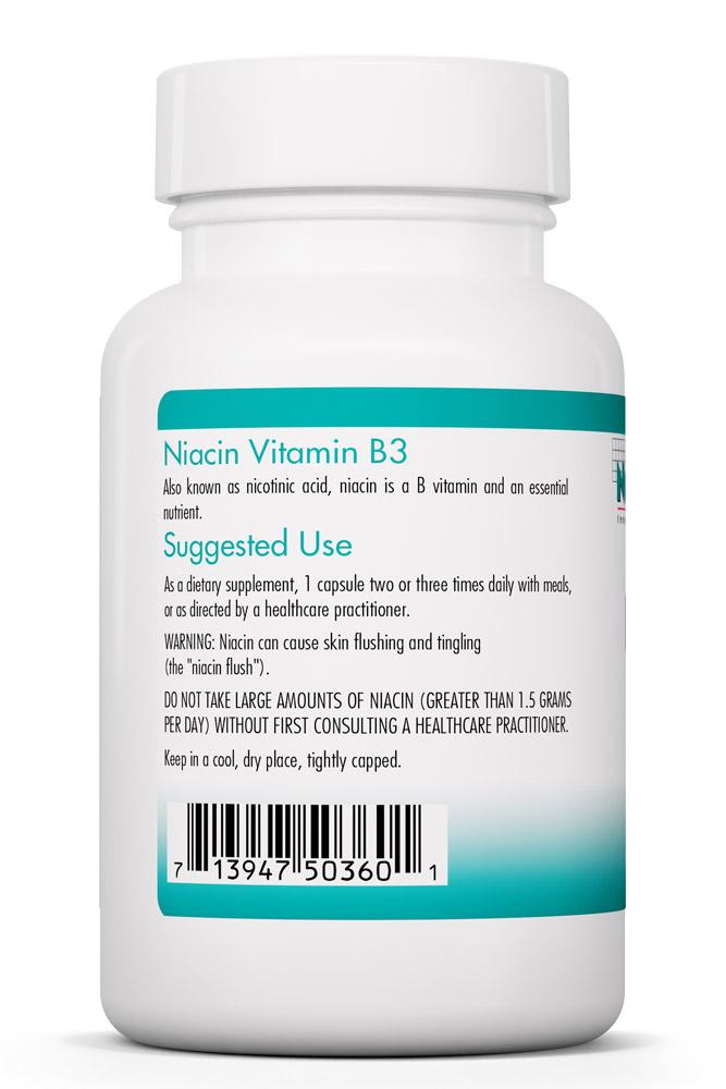 Niacin 90 Vegetarian Capsules by Nutricology