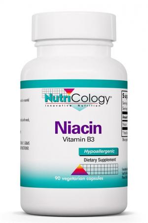 Niacin 90 Vegetarian Capsules by Nutricology