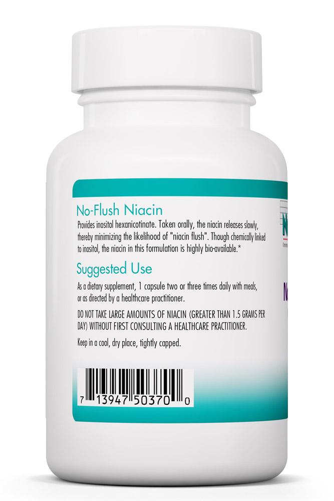 No-Flush Niacin 75 Vegetarian Capsules by Nutricology