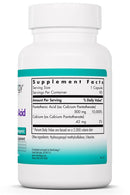 Pantothenic Acid 90 Vegetarian Caps by Nutricology