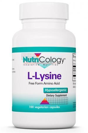 L-Lysine 500 Mg 100 Vegetarian Caps by Nutricology