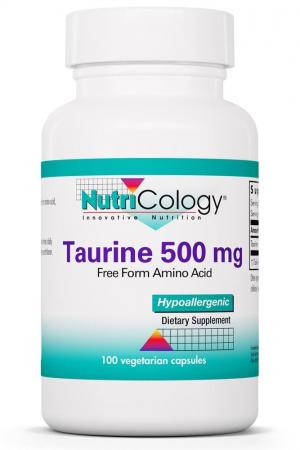 Taurine 500 Mg 100 Vegetarian Caps by Nutricology
