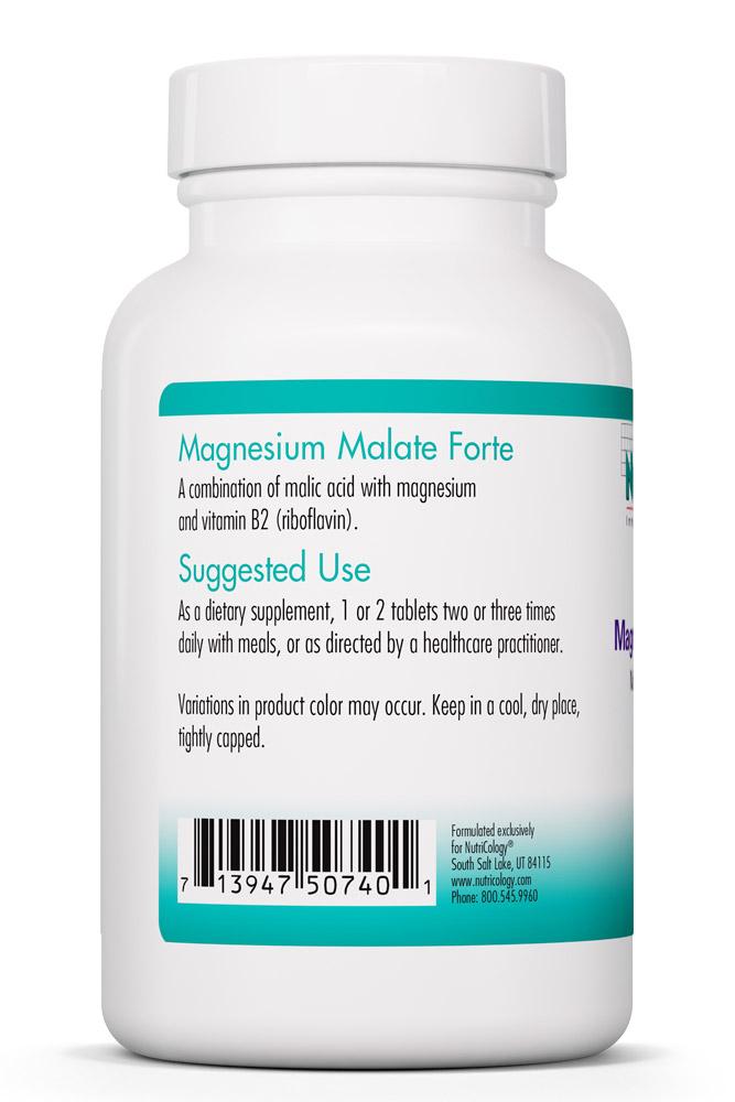 Magnesium Malate Forte 120 Vegetarian Tabs by Nutricology