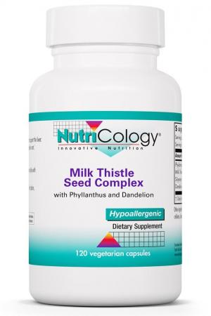 Milk Thistle Seed Complex 120 Vegetarian Caps by Nutricology