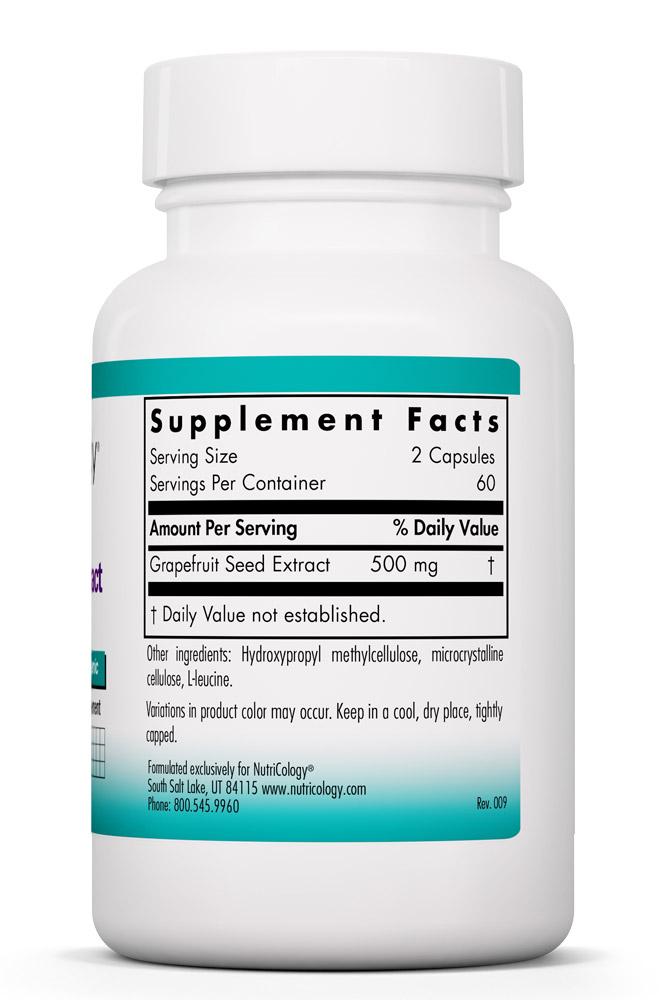 Citrus Seed Extract 250 Mg 120 Vegetarian Capsules by Nutricology