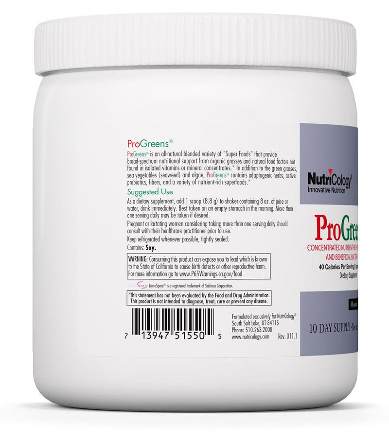 ProGreens® 10 Day Supply 3 oz. (85 g) by Nutricology