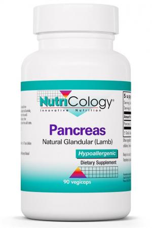 Pancreas Lamb 90 Vegicaps by Nutricology