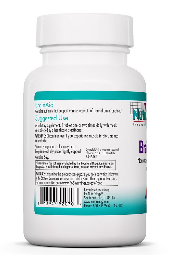 BrainAid 60 Tablets by Nutricology