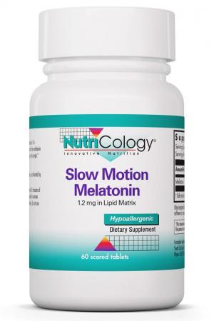 Slow Motion Melatonin 60 Scored Tablets by Nutricology