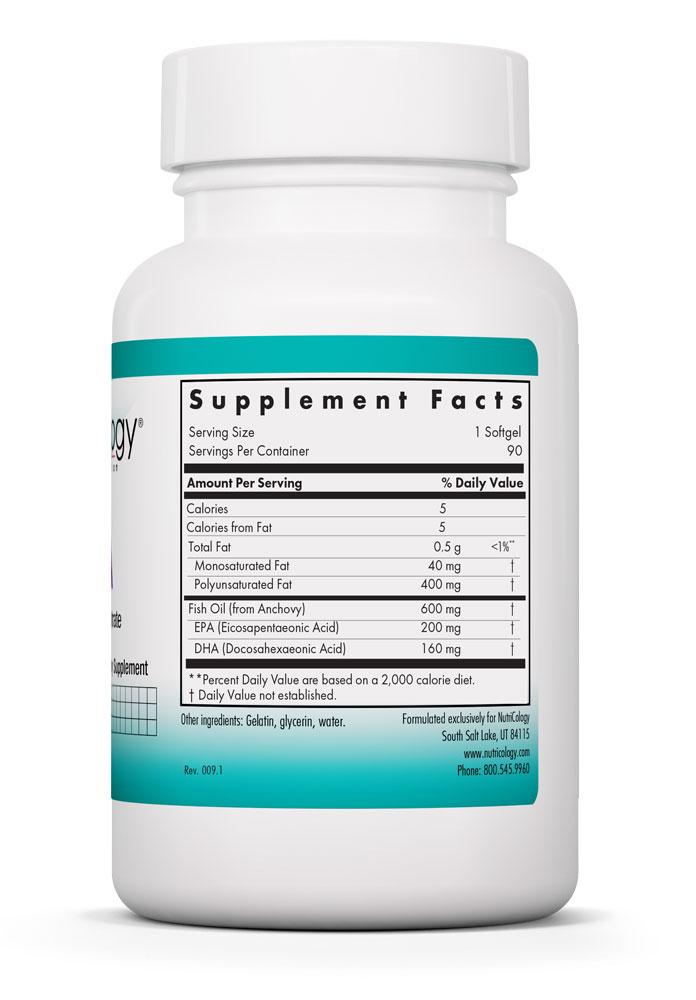 DHA 90 Softgels by Nutricology