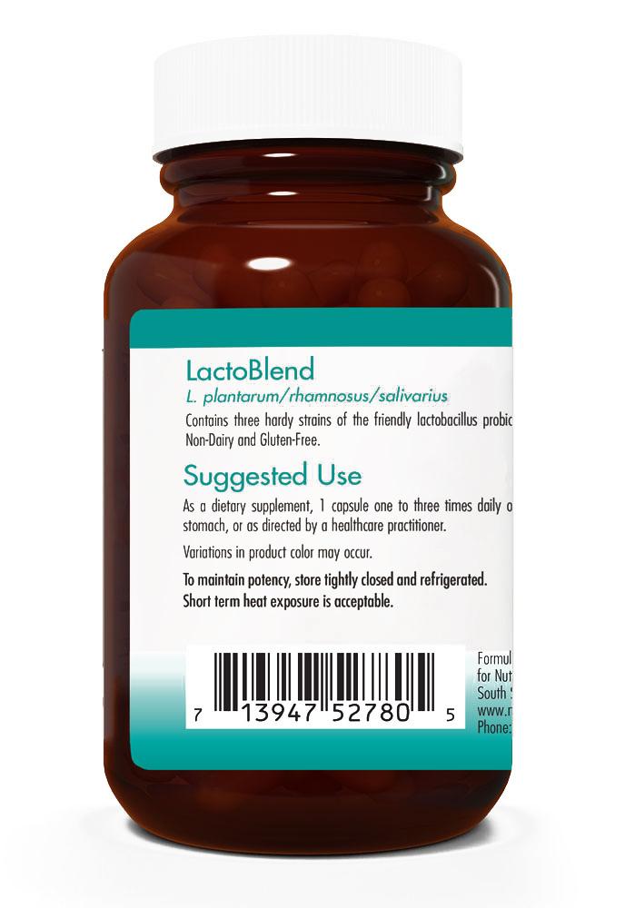 LactoBlend 100 Vegetarian Capsules by Nutricology