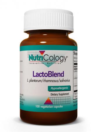 LactoBlend 100 Vegetarian Capsules by Nutricology
