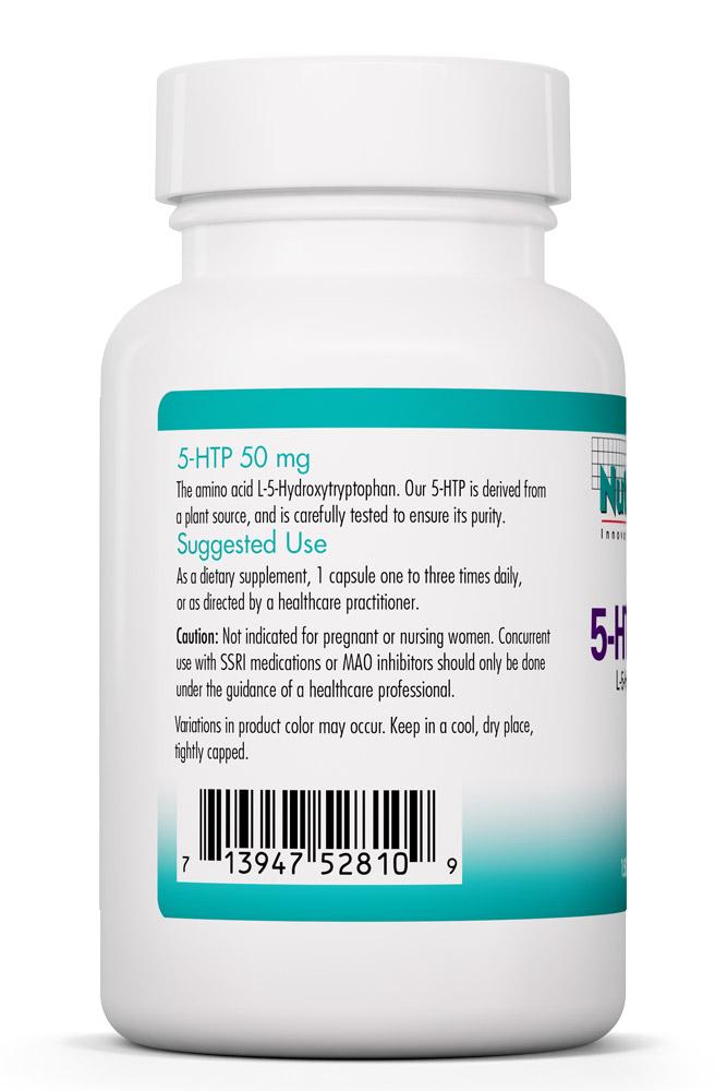 5-HTP 50 mg 150 Vegetarian Capsules by Nutricology