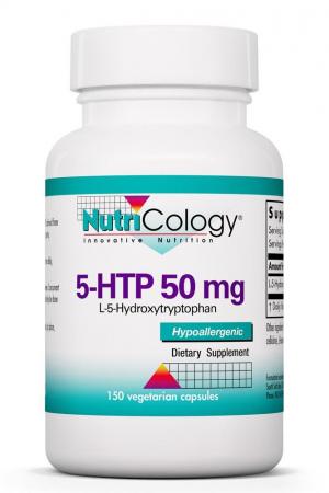 5-HTP 50 mg 150 Vegetarian Capsules by Nutricology