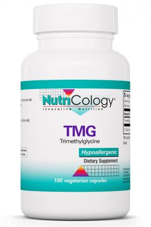 TMG 100 Vegetarian Capsules by Nutricology