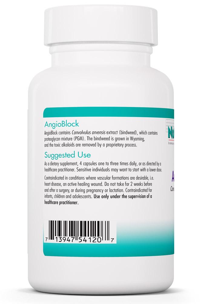 AngioBlock 120 Capsules by Nutricology