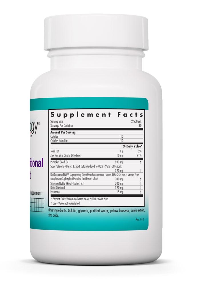 Prostate Nutritional Support 60 Softgels by Nutricology