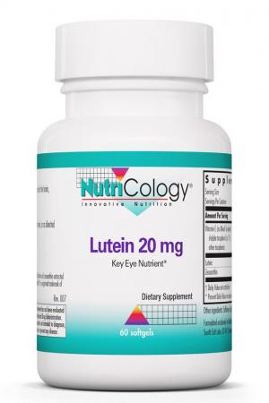 Lutein 20 Mg 60 Softgels by Nutricology