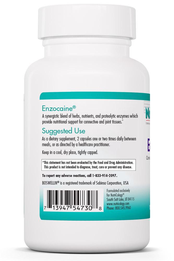 Enzocaine® 120 Vegetarian Capsules by Nutricology