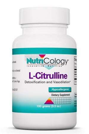 L-Citrulline Powder 100 Grams (3.5 oz.) by Nutricology